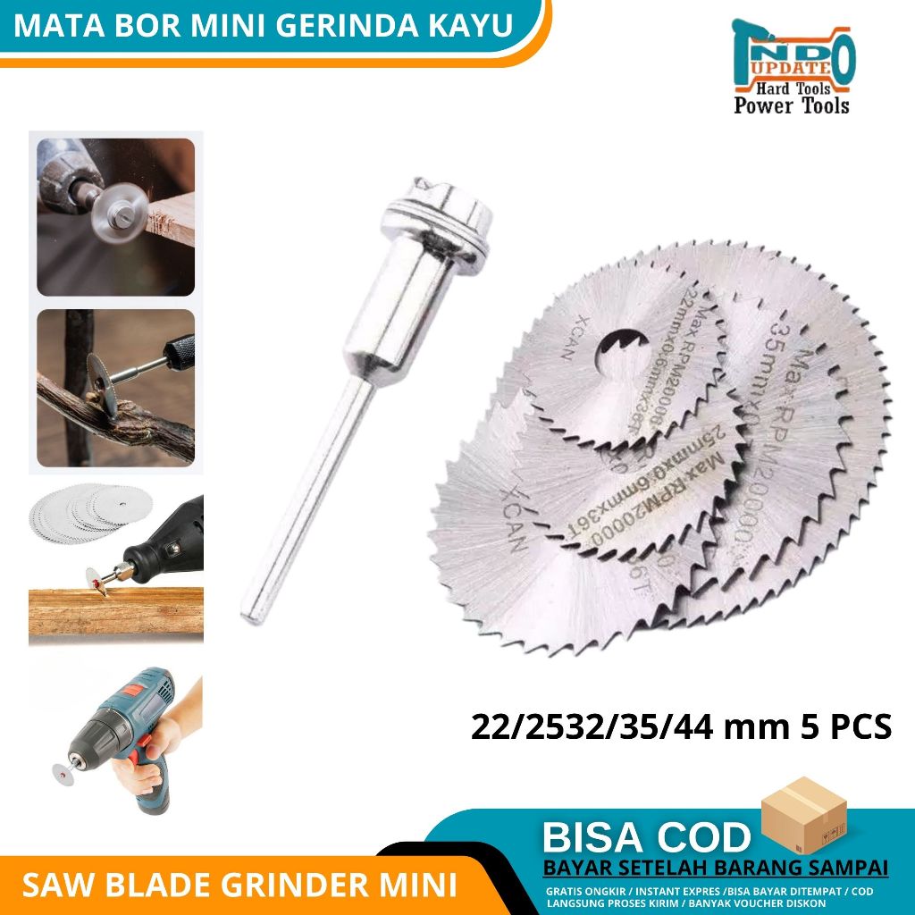 Mata Potong Serbaguna Set 6pcs Mesin Bor Kit Mata Potong Mini die Grinder Murah Pemotong Kayu Besi B