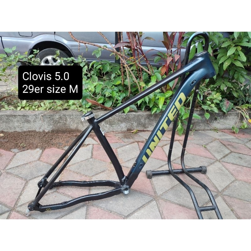frame sepeda mtb xc alloy 29er size M united clovis 5.0