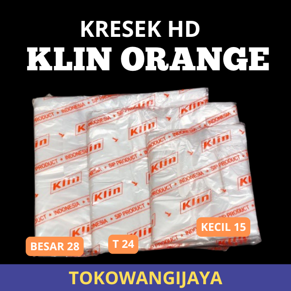Kresek HD KLIN ORANGE K/Tg/B | Kresek bening
