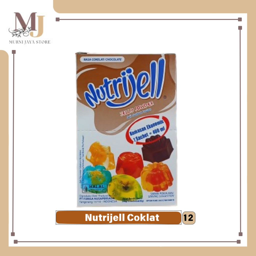

Nutrijell Konnyaku Jelly Powder Coklat 25gr