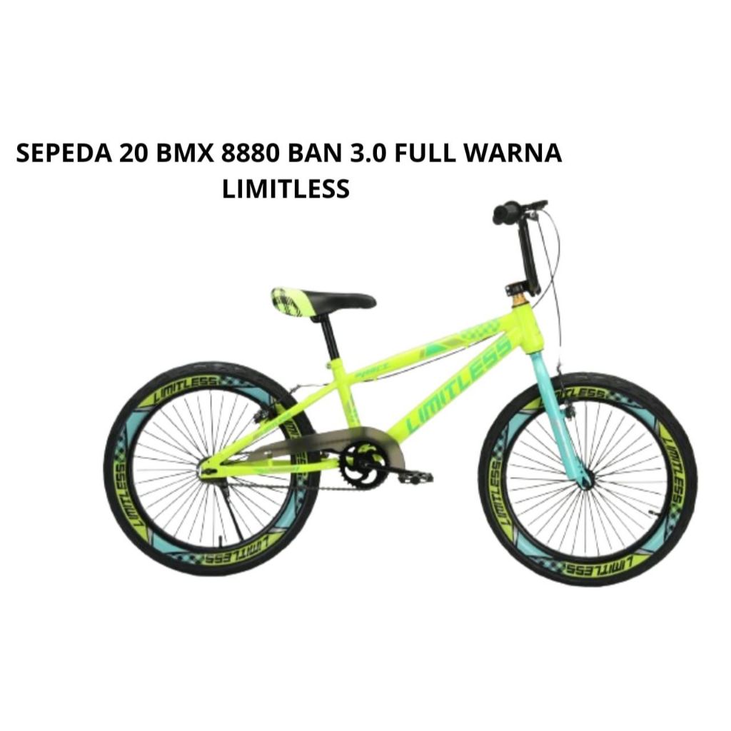 Sepeda bmx limitless 20 inch 3.0 TERMURAH