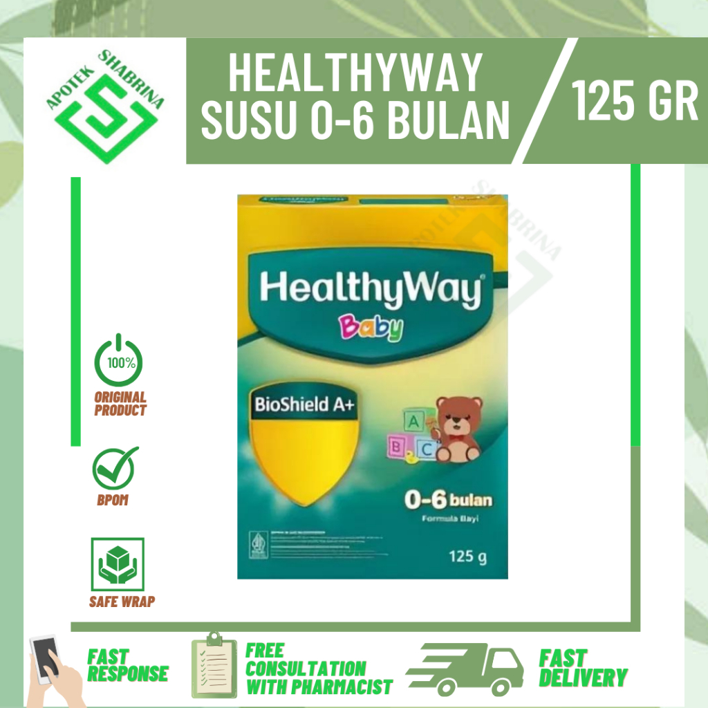 HEALTHY WAY (BIOSTIME) SUSU 0-6 BULAN / SUSU BABY 125 GR
