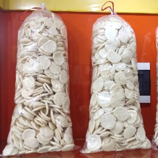 

Kerupuk bangka kemplang kerupuk ikan kemplang kerupuk ikan bulat 2KG