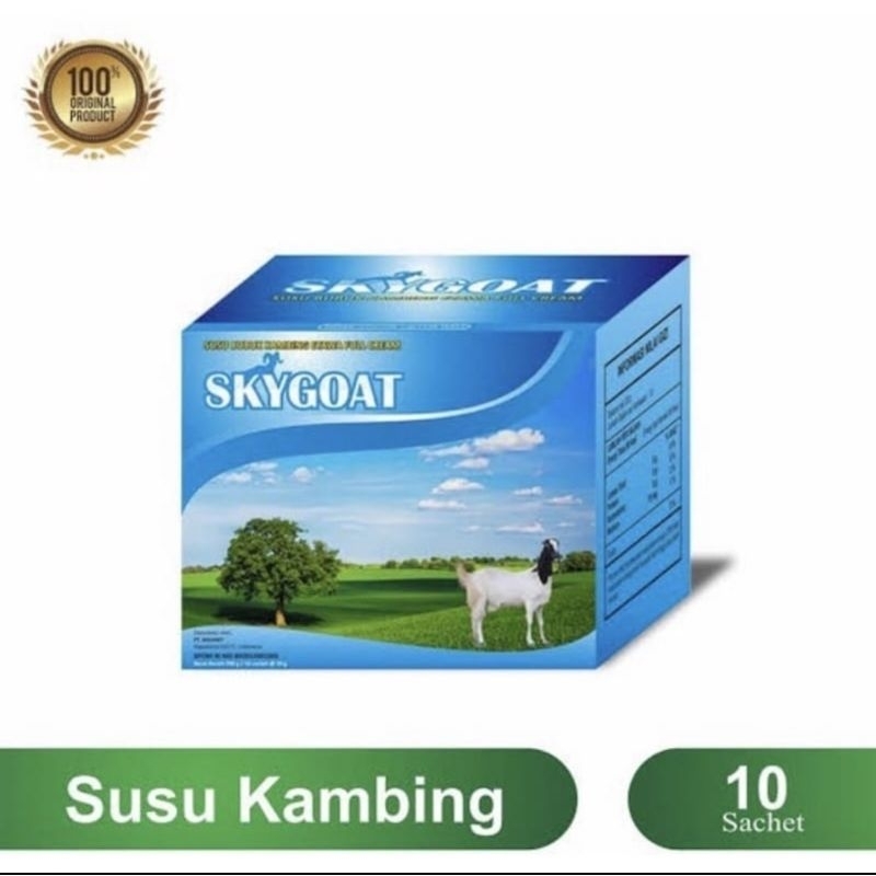 

SKY GOAT SUSU KAMBING SACHET 20gram 1kotak isi 10pcs
