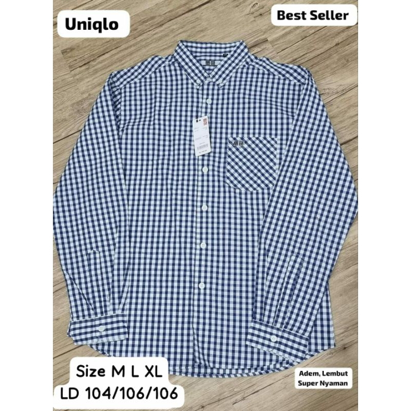 Kemeja Pria Original Brand Uniqlo