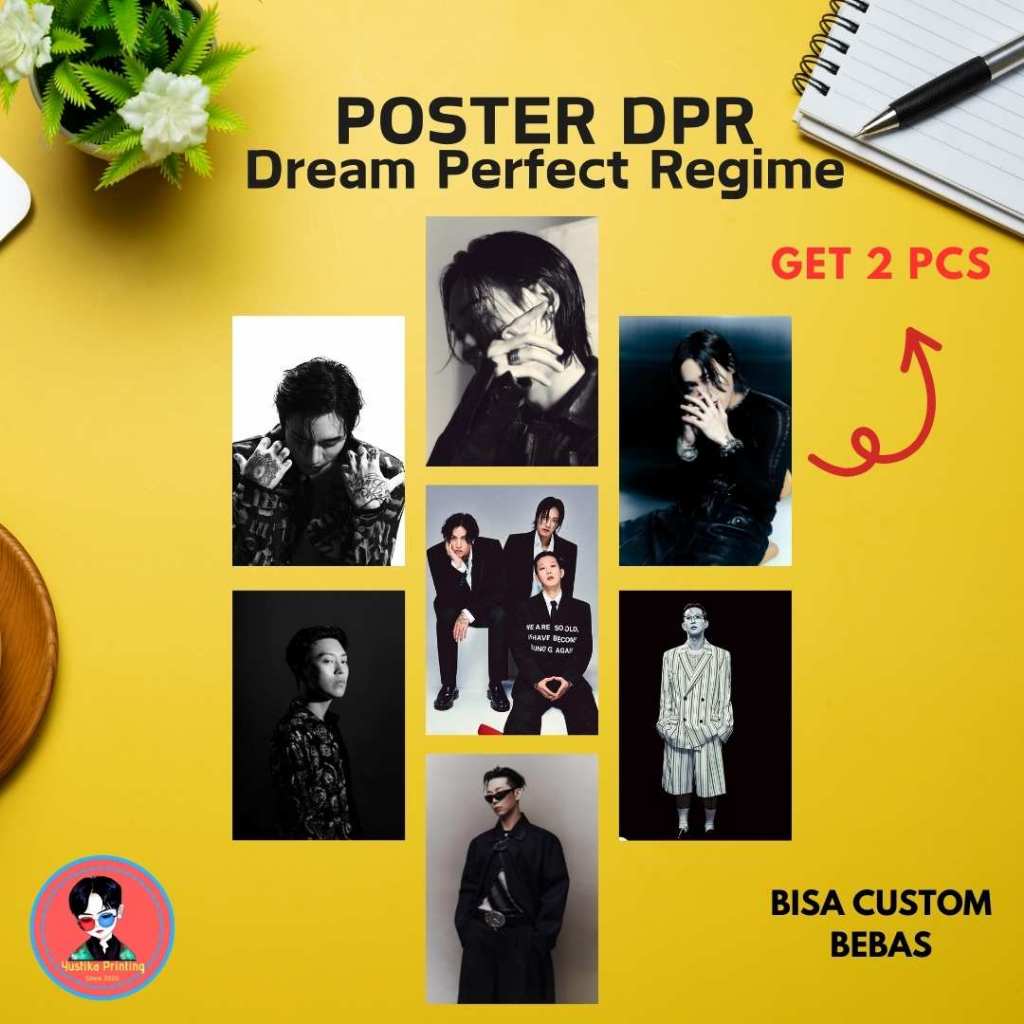 (ISI 2 PCS) Poster DPR IAN DPR LIVE DPR CREAM DPR ARTIC - Dream Perfect Regime