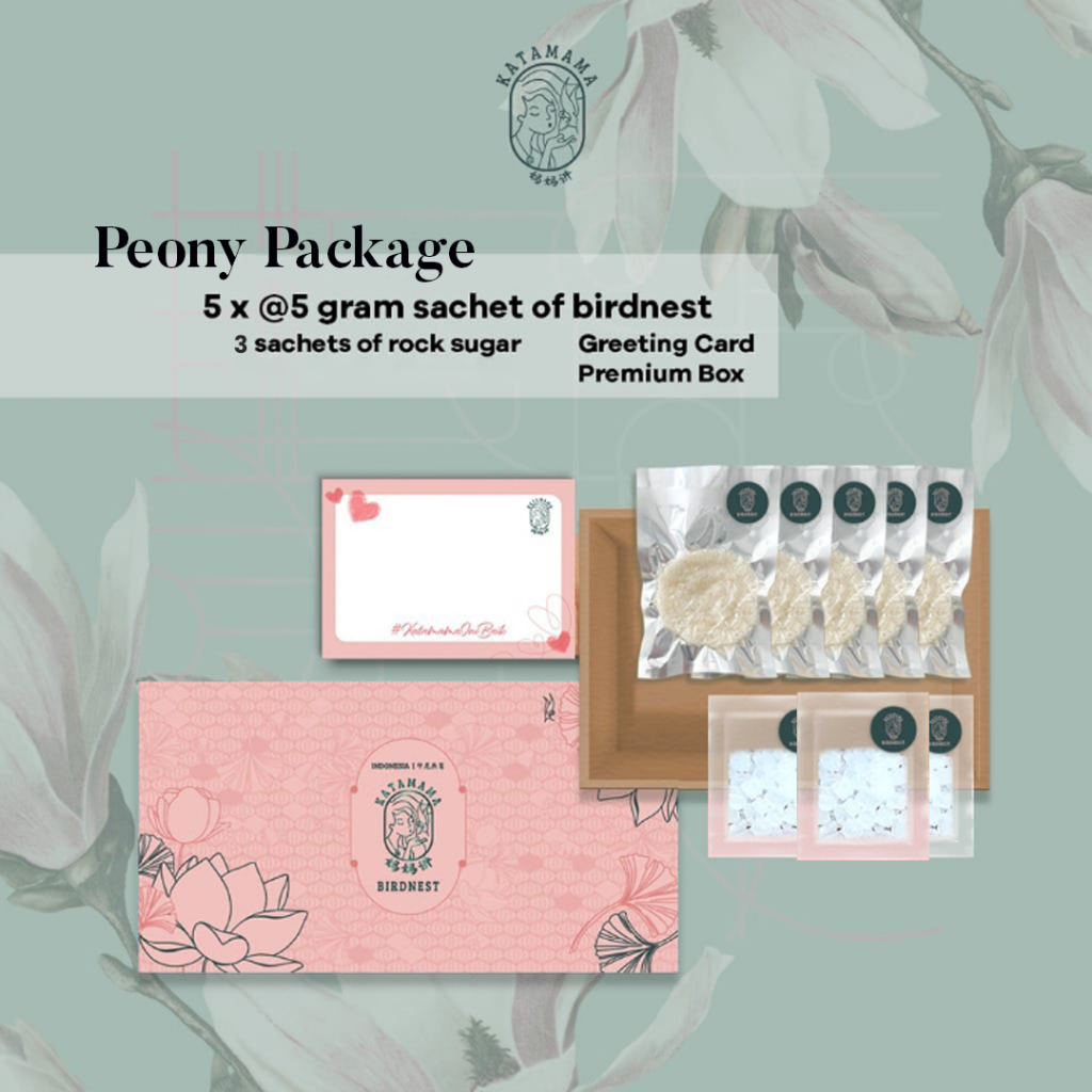 

Peony Package (isi 5) | Katamama Bird's Nest
