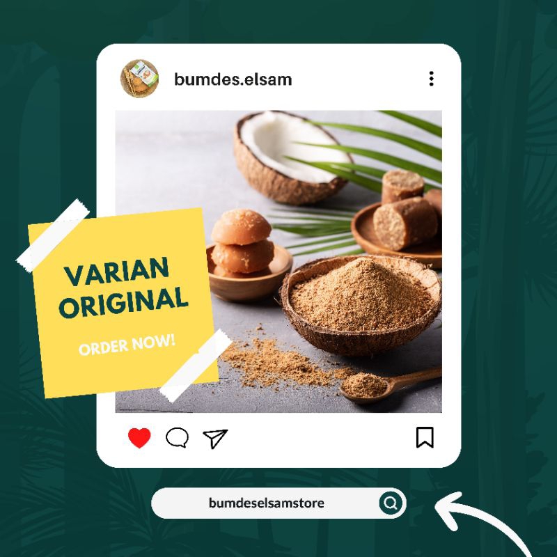 

Organic Coconut Sugar (Gula Kristal) Varian Original