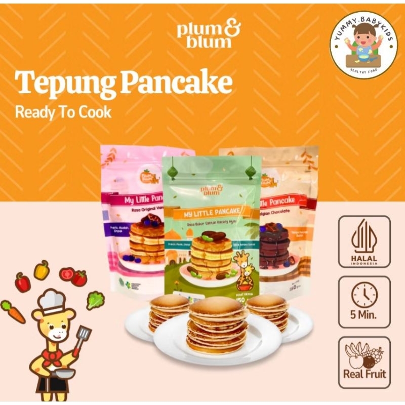 

Tepung Pancake Plum and Blum