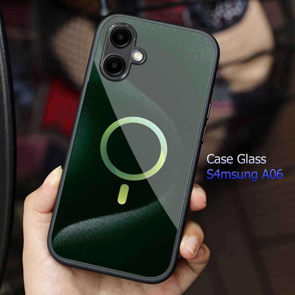 Softcase Glass Kaca Samsung A06- Casing Hp  Samsung A06 - Case Hp Samsung A06 - Softcase  Samsung A0