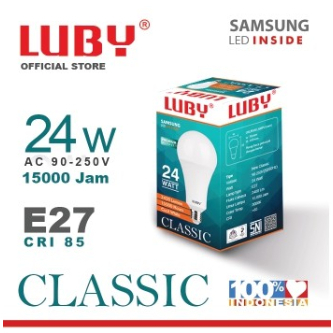 Luby Classic 24W Lampu Bohlam LED 24 Watt Bulb PUTIH