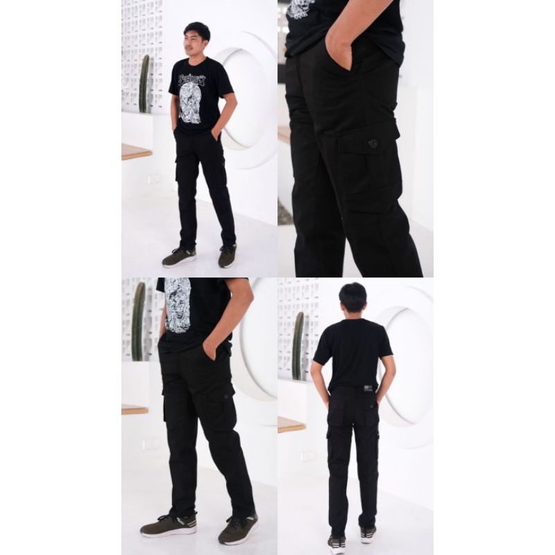 celana cargo kanvas drill Twill keren