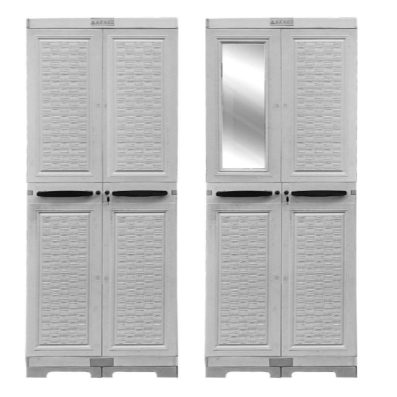 AKAKO - Lemari Gantung Exclusive Motif Rotan (LP2P EXCLUSIVE)