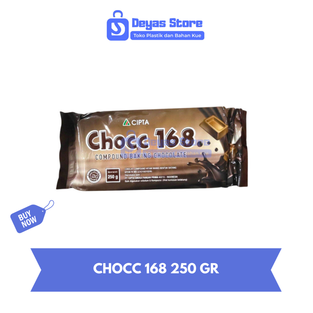 

Chocc 168 250gr/ Coklat Batangan 250gr / Coklat Lumer / Coklat es kulkul