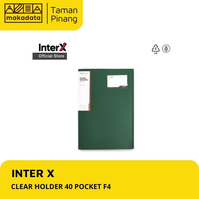 

CLEAR HOLDER 40 POCKET INTER-X F4 (1 PCS)