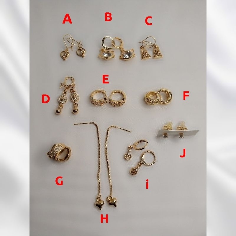 Anting Xuping Dewasa remaja / perhiasan cantik unik elegan lapis emas