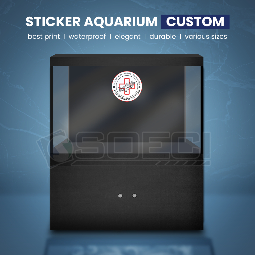 custom background aquarium /  wallpaper aquarium custom / stiker aquarium custom