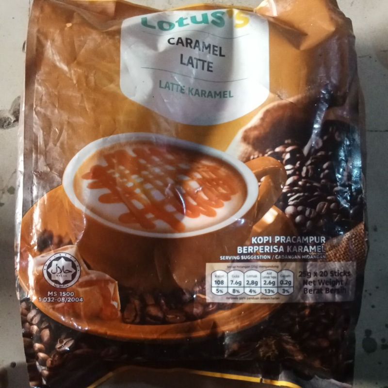 

Lotus's Caramel latte 25g x 20sticks