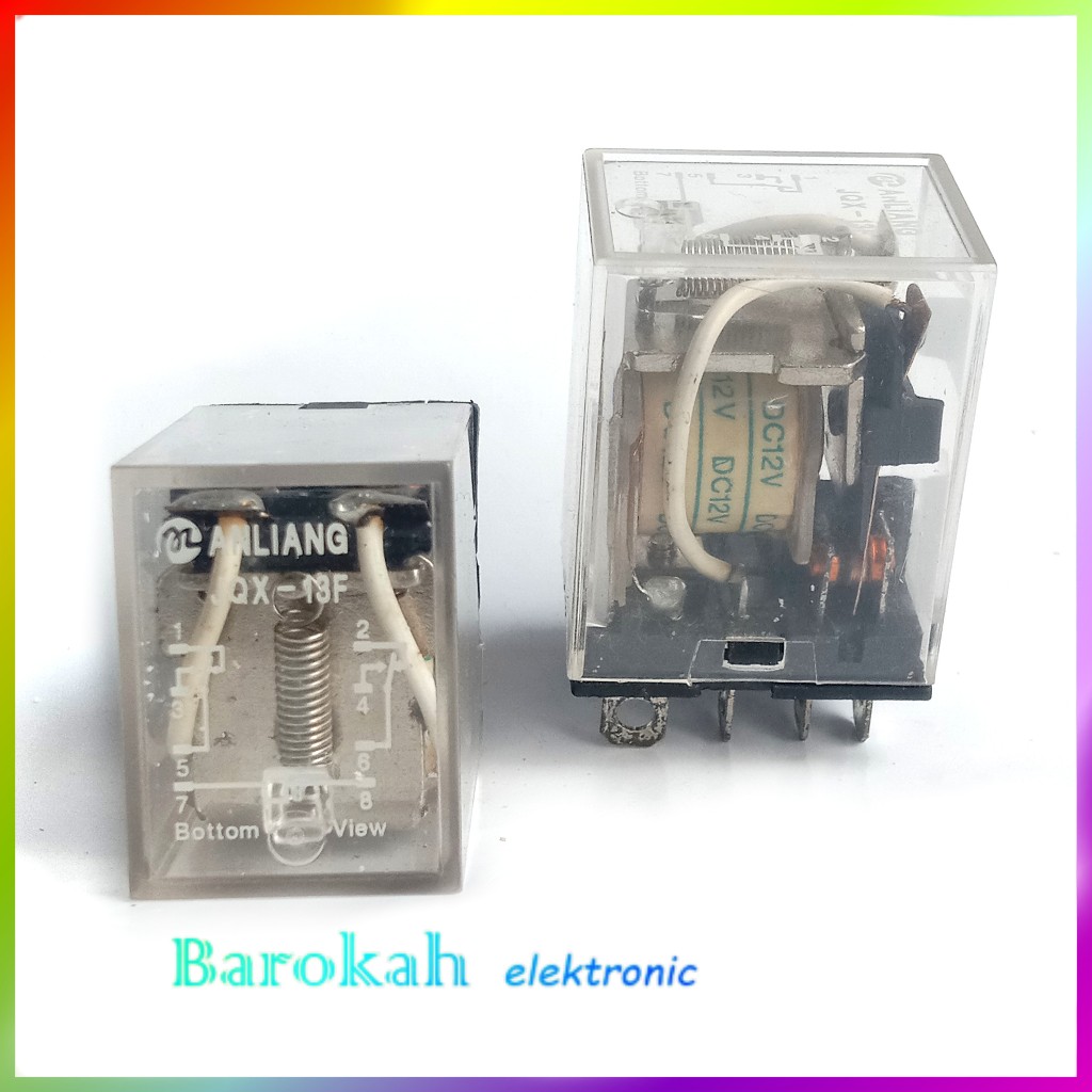 Relay 12v 8 Pin Besar Anliang JQX-13F