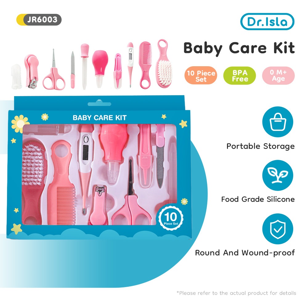 Dr.isla Gunting kuku bayi JR6003 10in1 Manicure Set Nature Series (Potong Kuku Bayi) Baby nail trimm