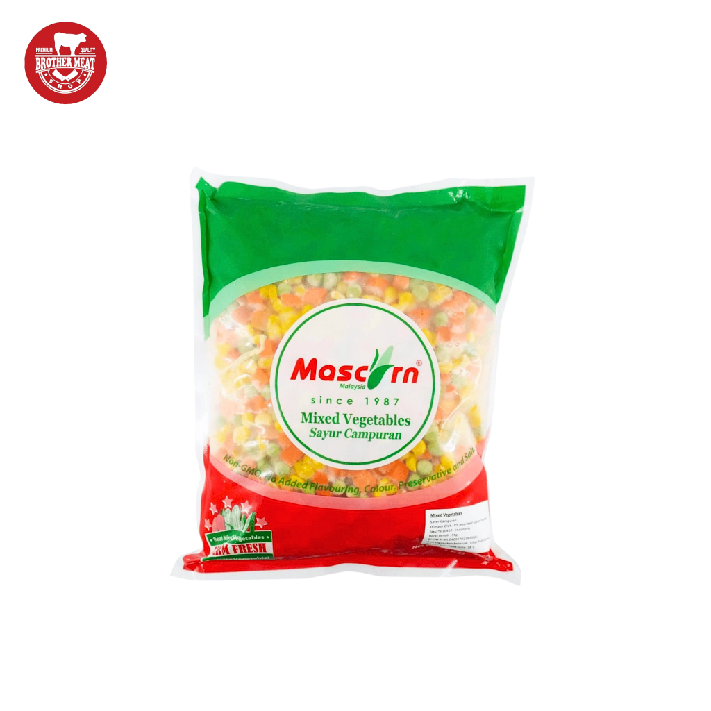 

Mascorn Mixed Vegetables 3 Ways 250gr, Brothermeatshop