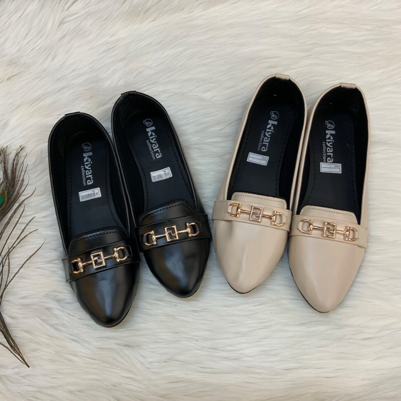 SEPATU FLAT SHOES WANITA SEPATU KANTOR SEPATU TEPLEK