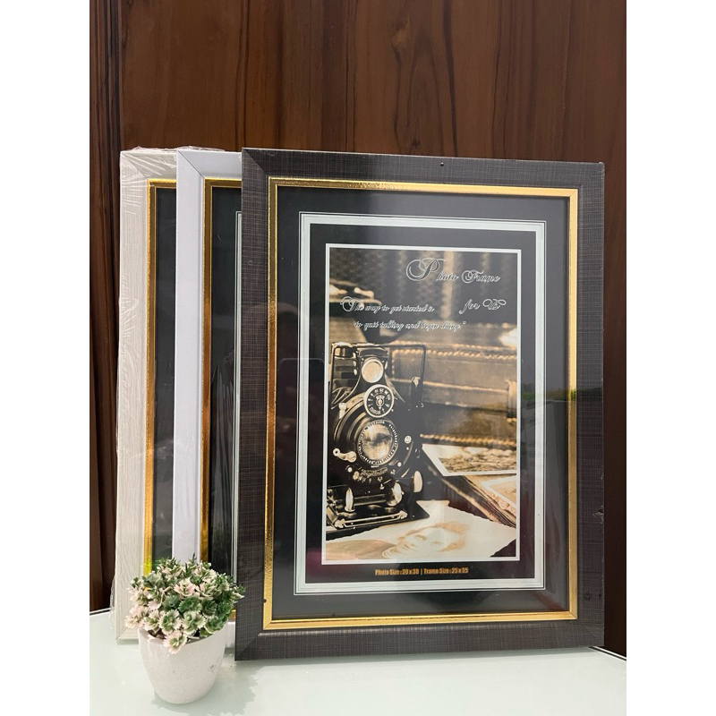 PIGORA/FRAME UKURAN 10RS/10R JUMBO MINIMALIS LIST GOLD