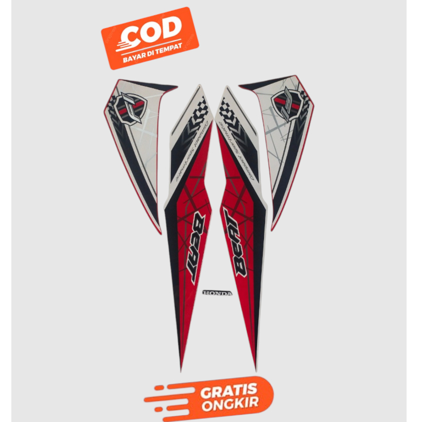 STIKER STRIPING HONDA BEAT FI TAHUN 2016