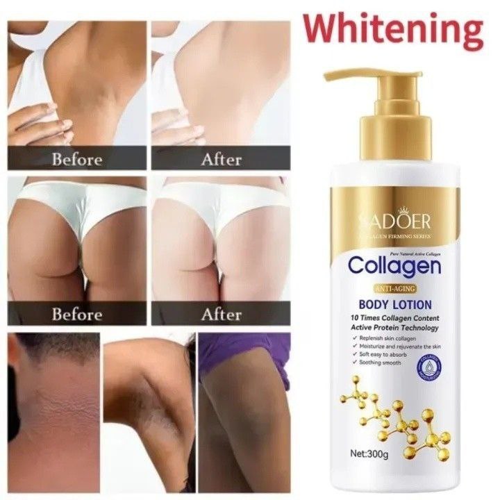 SADOER Whitening Collagen Body Lotion Pemutih Badan Permanen Bpom Whitening Body Skin Care Pelembab 