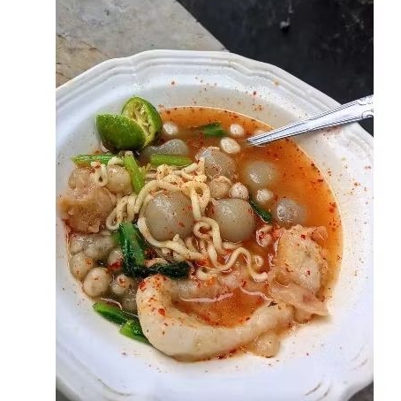 

baso Aci premium kuah kaldu enak untuk di makan rame