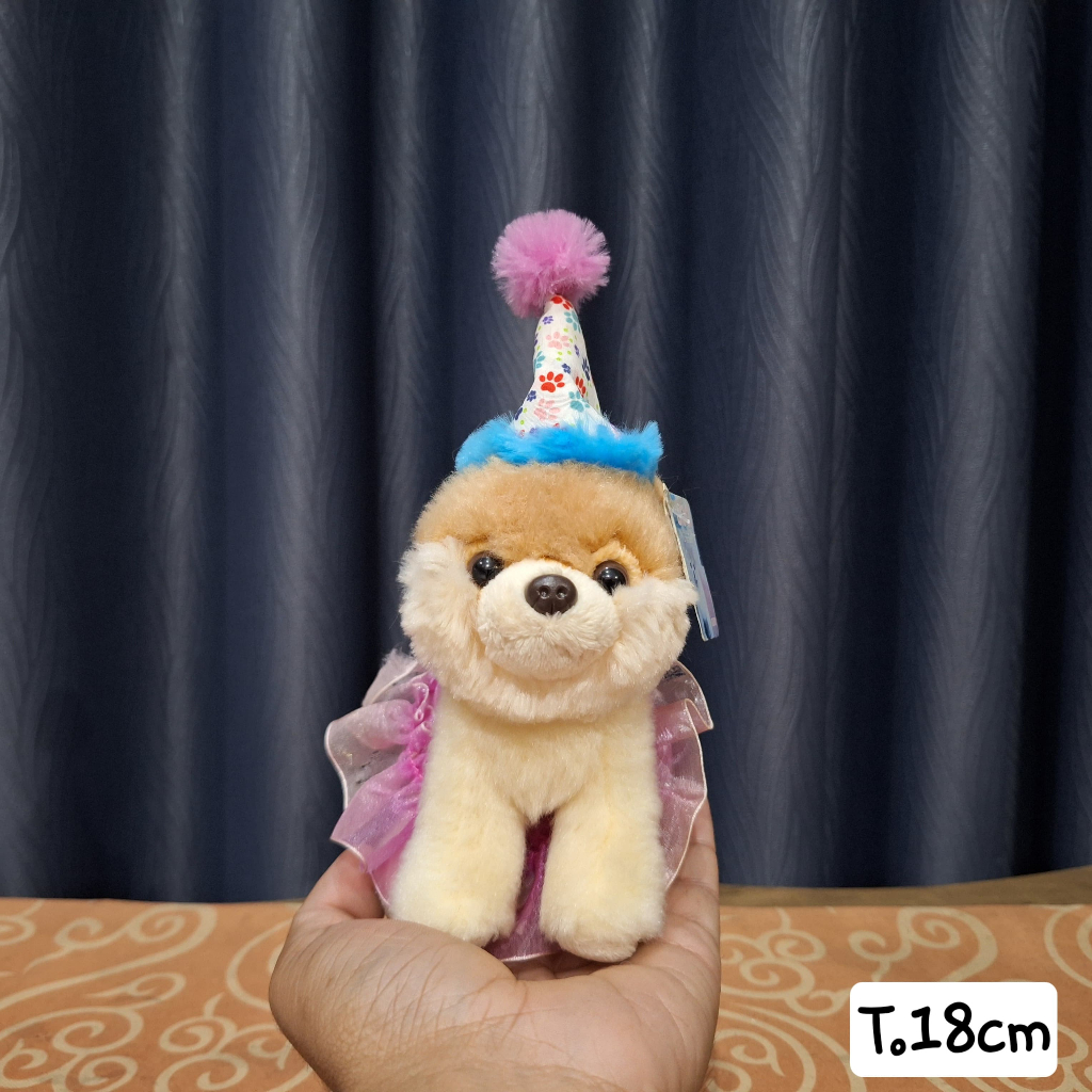 Boneka Anjing Guguk Dog Kecil Birthday Ulang Tahun Cantik Lucu Gund