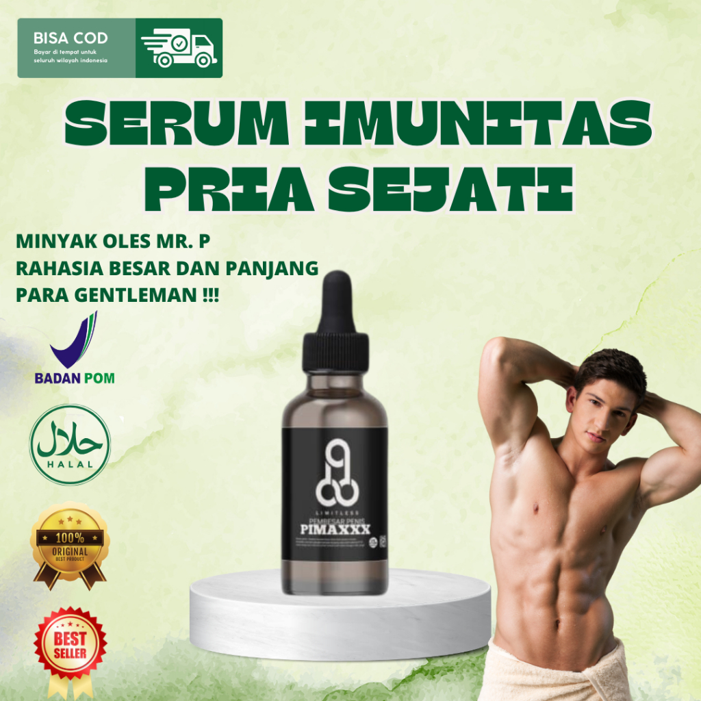PIMAXXX - Multivitamin Suplemen obat pembesar dan panjang Penis MR.P Ampuh Permanen BPOM HALAL 100%