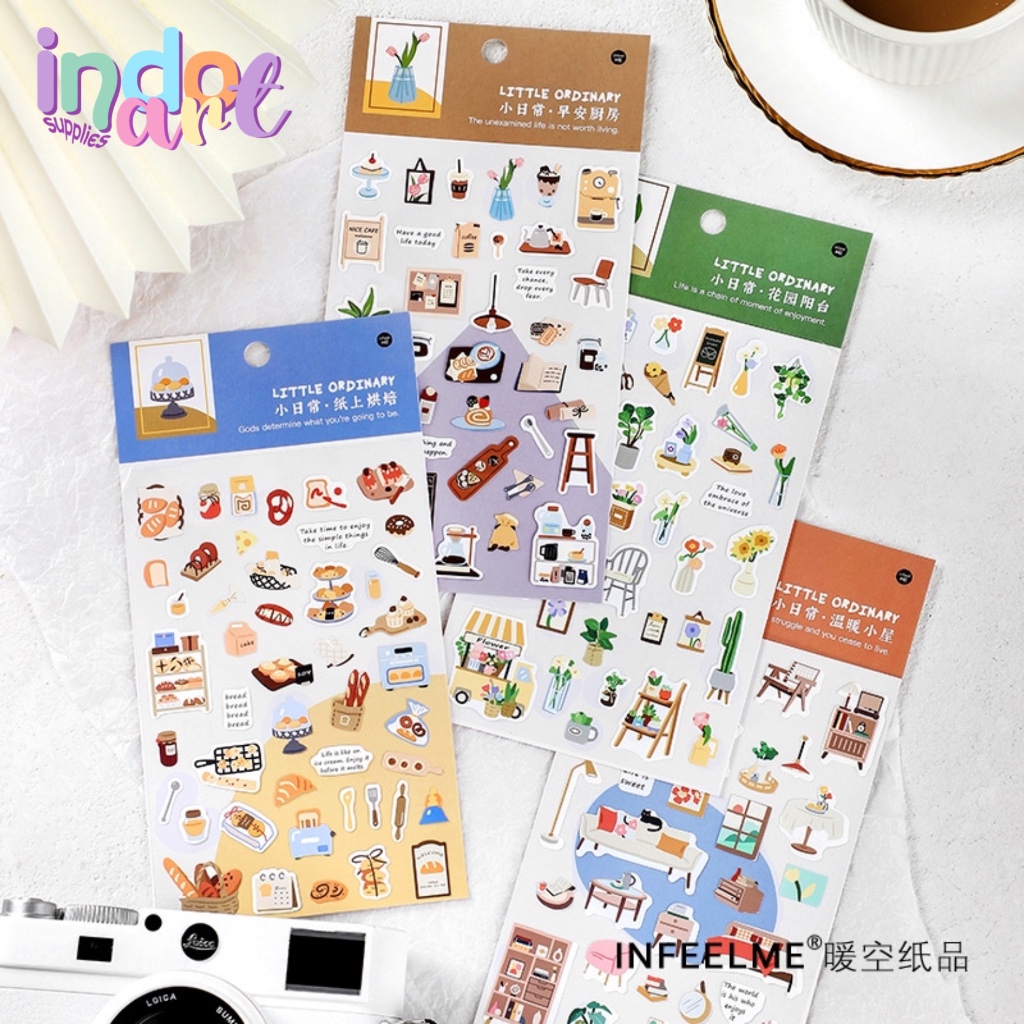 

(IAS) SB3 - Sticker Infeel Me Stiker House Morning Bake On Paper Garden