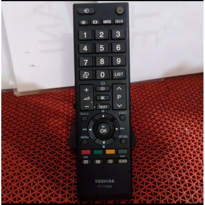 Remote Control TV LCD LED TOSHIBA CT-90380 REMOT TV LCD LED TOSHIBA CT-90380 Original