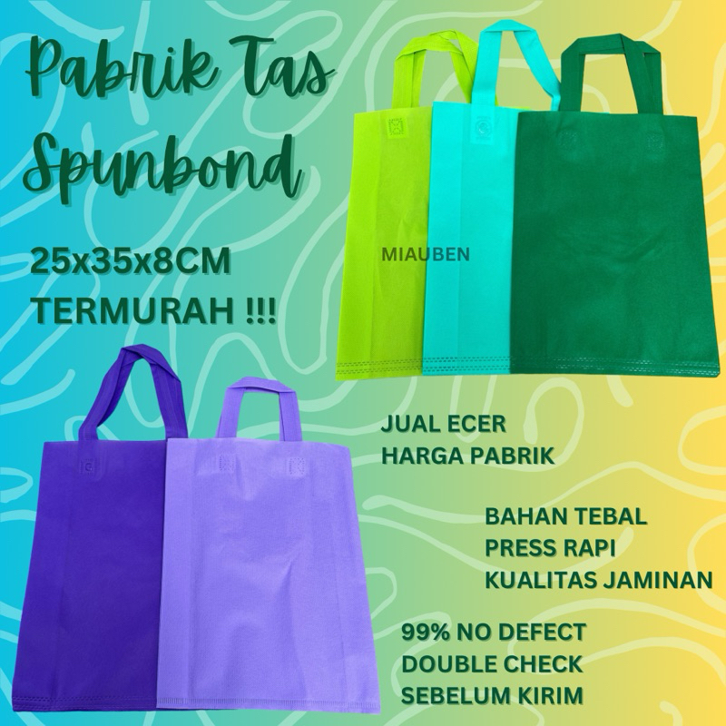 

ok Tas spunbond 25x35x8cm tebal goodiebag super