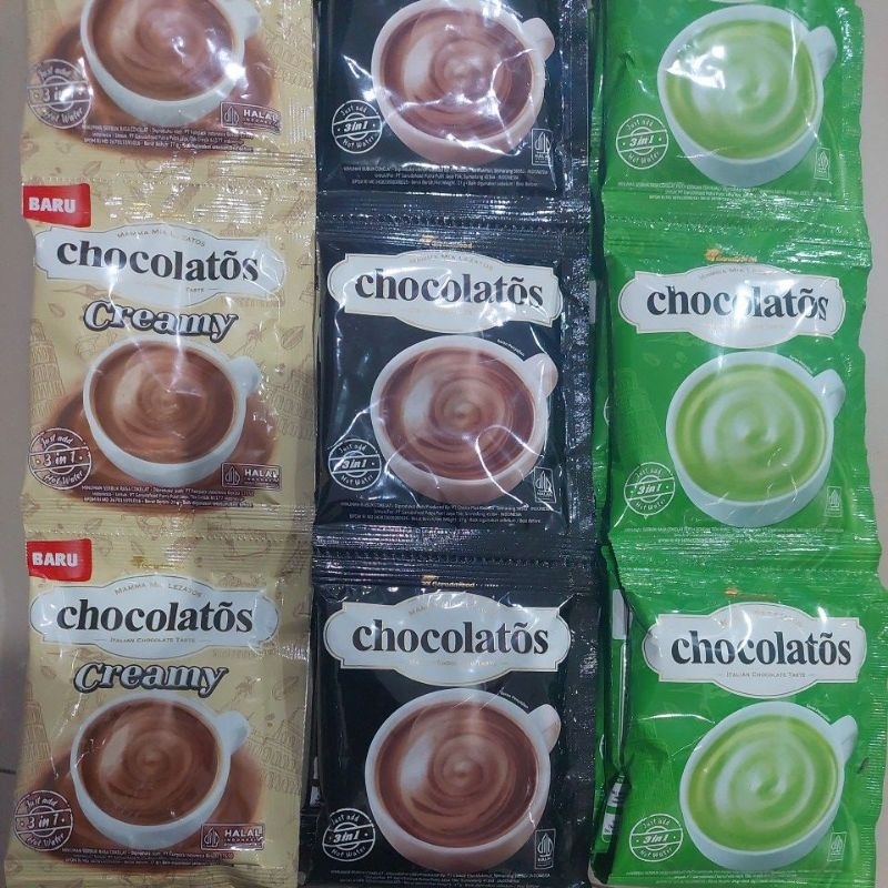 

Chocolatos Drink 1 Renceng isi 10x24gr Chocolatos Matcha Creamy