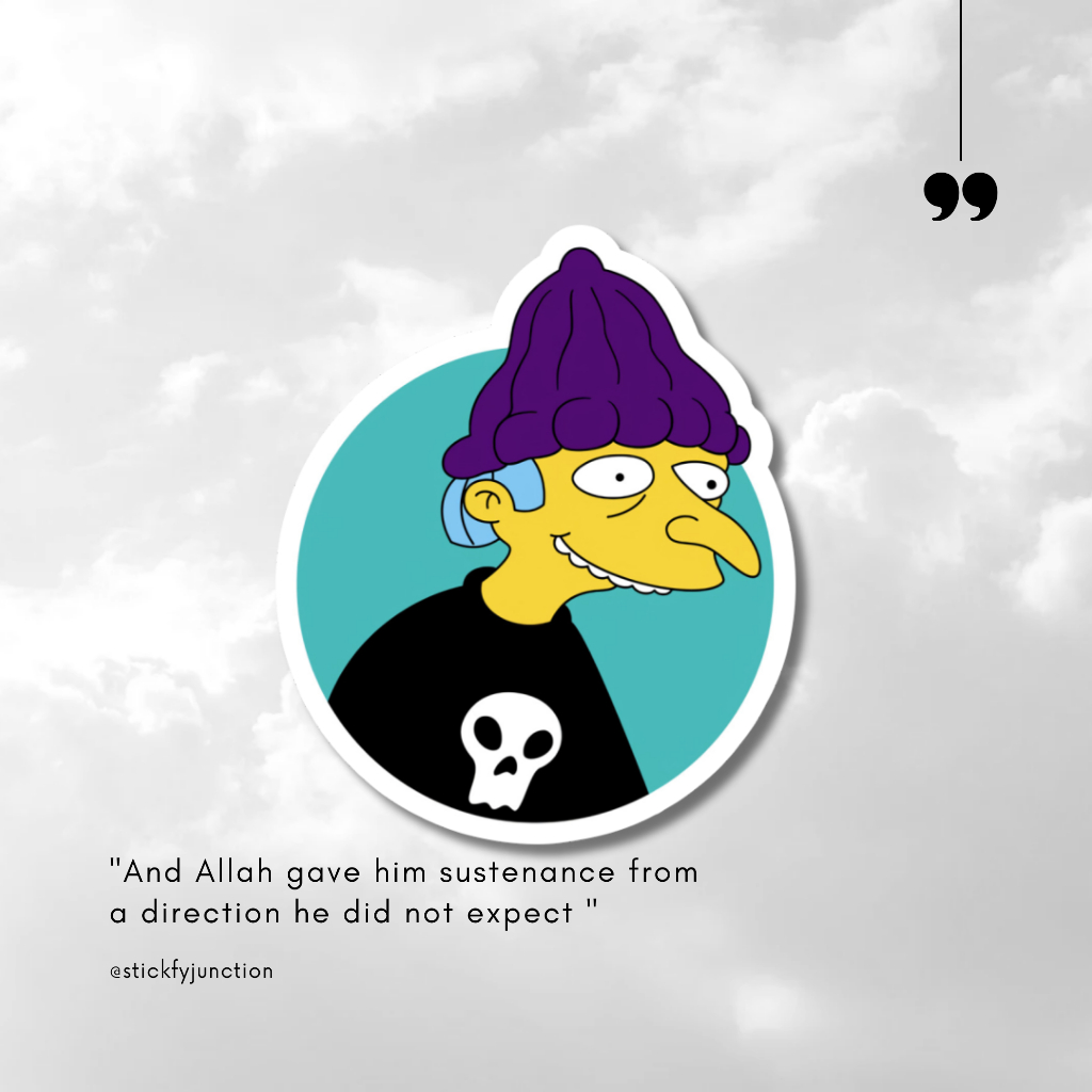 

sticker MR BURNS / sticker aesthetic / sticker tumblr /stiker premium / stiker hp / stiker laptop / stiker helm / stiker tahan air |SJ | A65