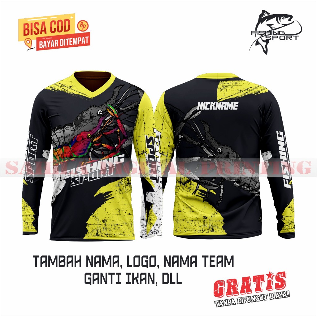 BAJU JERSEY MANCING FULL PRINTING GRATIS CUSTOM DESAIN SESUKA HATI