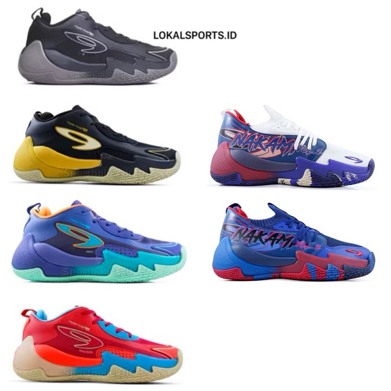 SEPATU BASKET 910 NINETEN NAKAMI FLOW - 910 NINETEN NAKAMI VOL2 100% ORIGINAL
