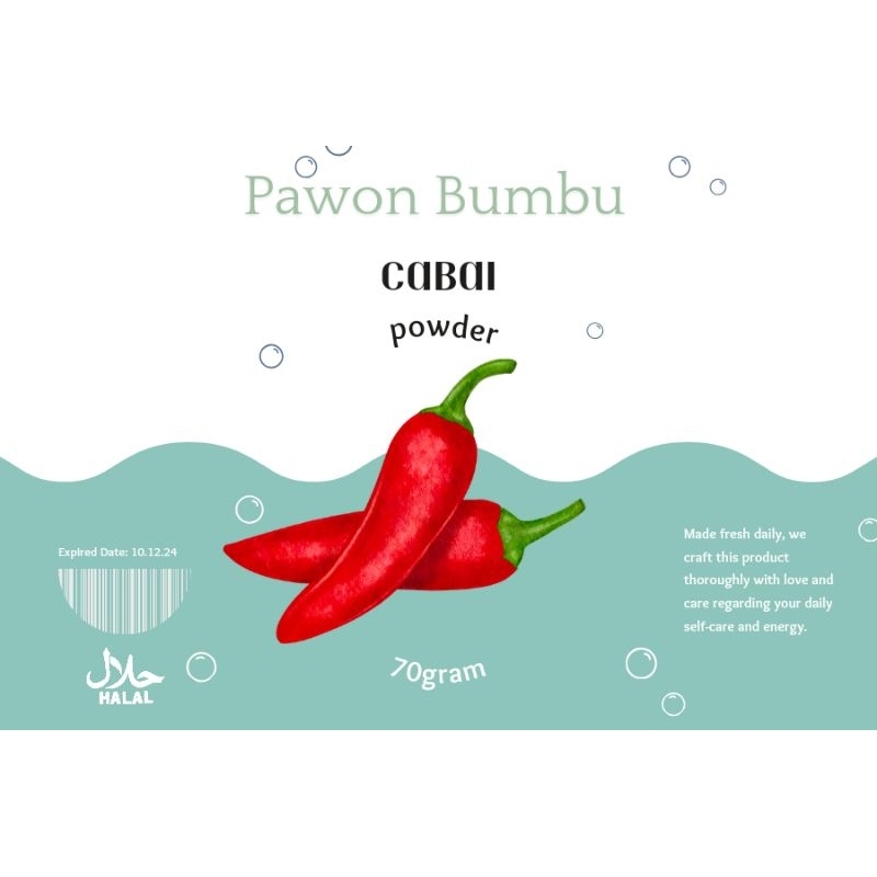 

cabai powder / bubuk