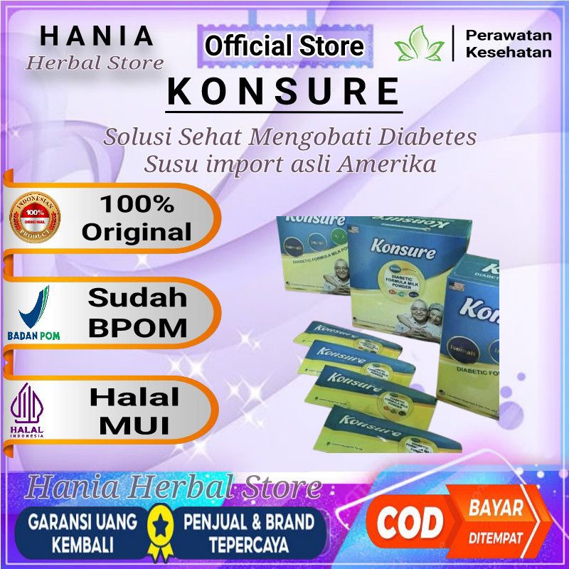 

KONSURE SUSU ORIGINAL MENGOBATI DIABETES AMPUH ASLI IMPORT - 1 BOX BISA COD