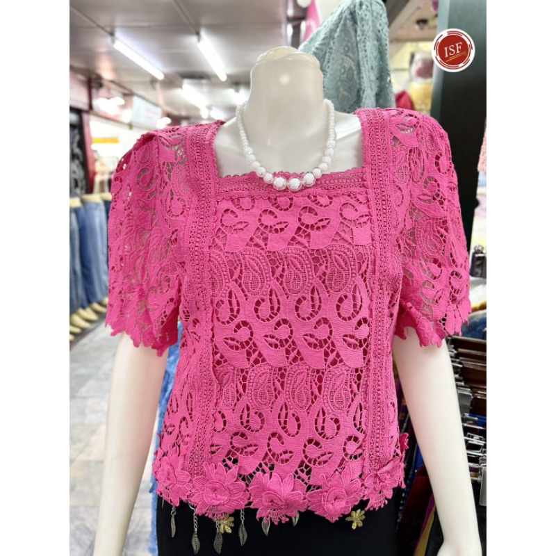 Blouse An An Shop Crop Atasan Brokat Bangkok