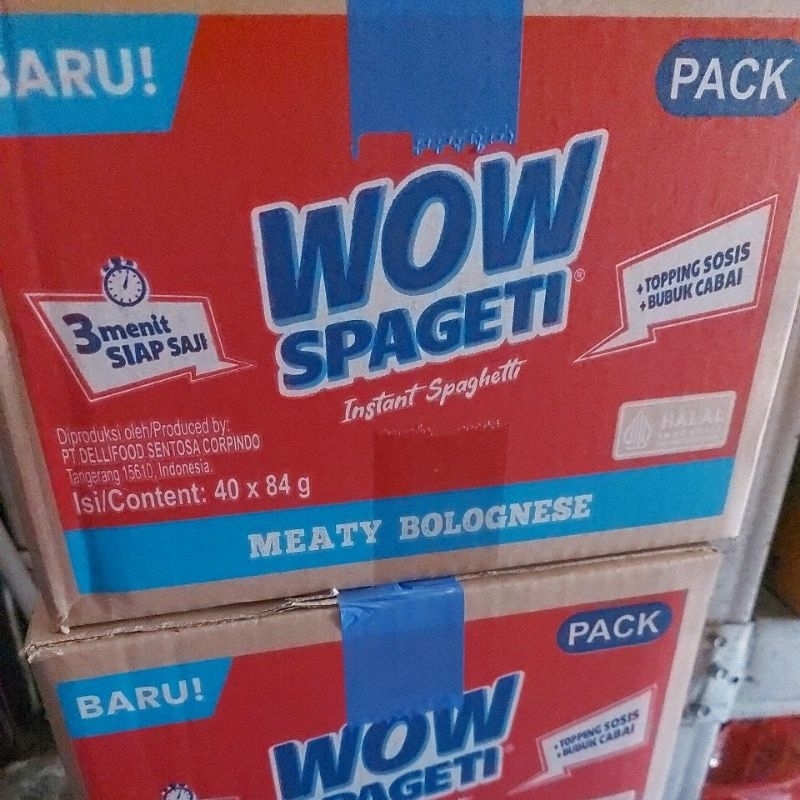 

wow spageti instan rasa bolognese/ pcs