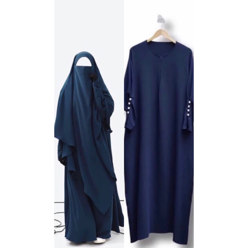 Huda fk elmadina preloved , fk darkteal , gamis darkteal , abaya dark teal , fk dark teal , fk mina 