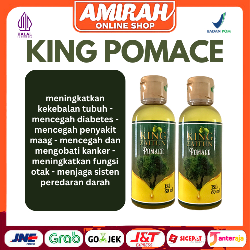 

King Zaitun Pomace 60 ML Syifa Herbal Alami Buat Masakan Lebih Sehat Baik untuk kulit dan pijat