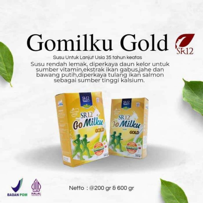 

Go Milku Gold SR12 200gr & 600gr