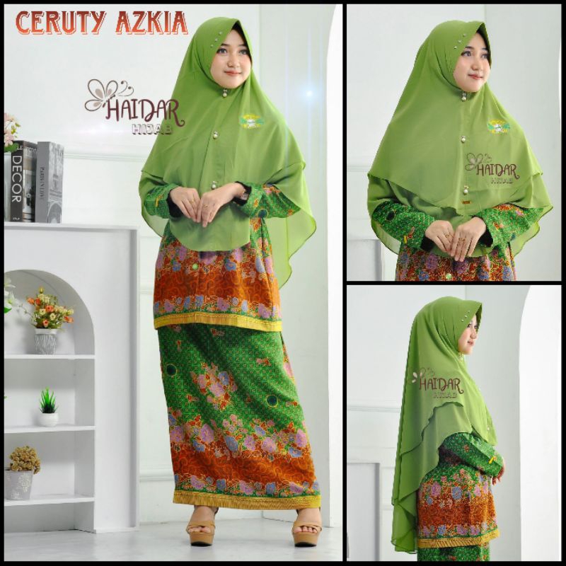 JilbabNU kerudung ceruti premium{Azkia}