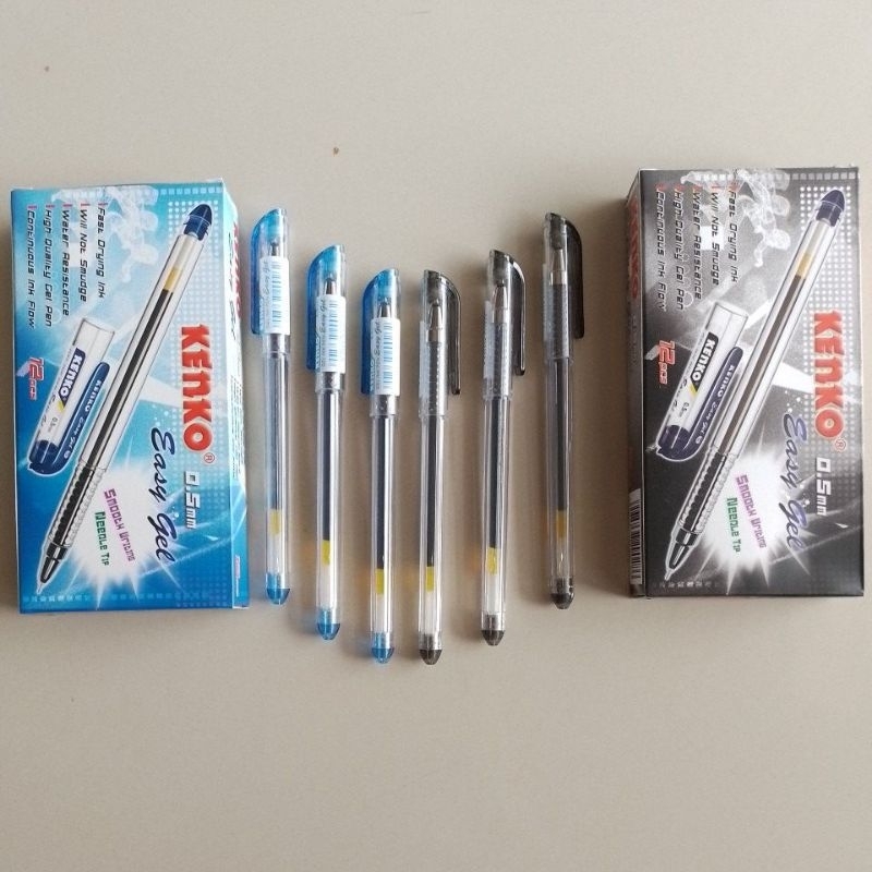 

Pulpen Gel Pen Kenko Easy Gel ( 12 Pcs ) [ Original ]