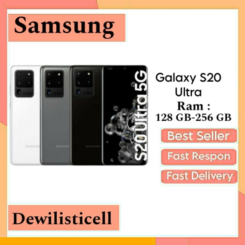 Samsung Galaxy S20 ULTRA 5G ORIGINAL SECOND LIKE NEW