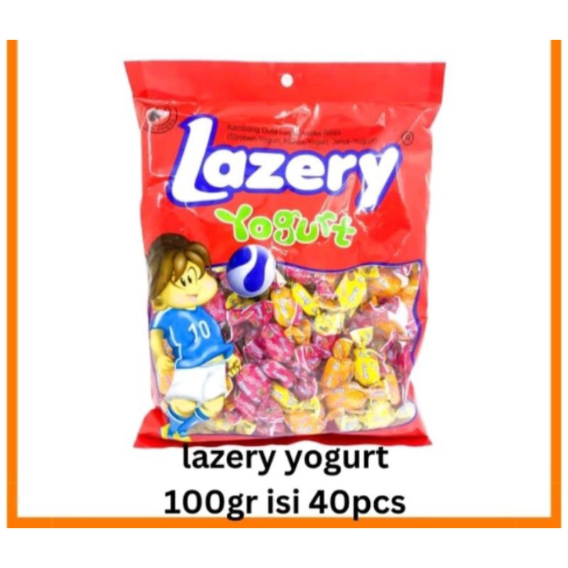 

LAZERY YOGURT 1 PACK ISI 40 PCS PERMEN